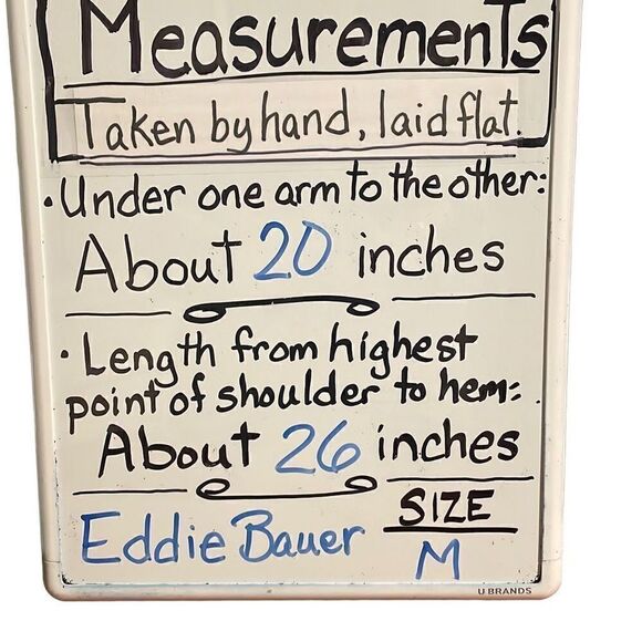 Eddie Bauer blue zip front soft hoodie with pockets size M - Picture 9 of 9